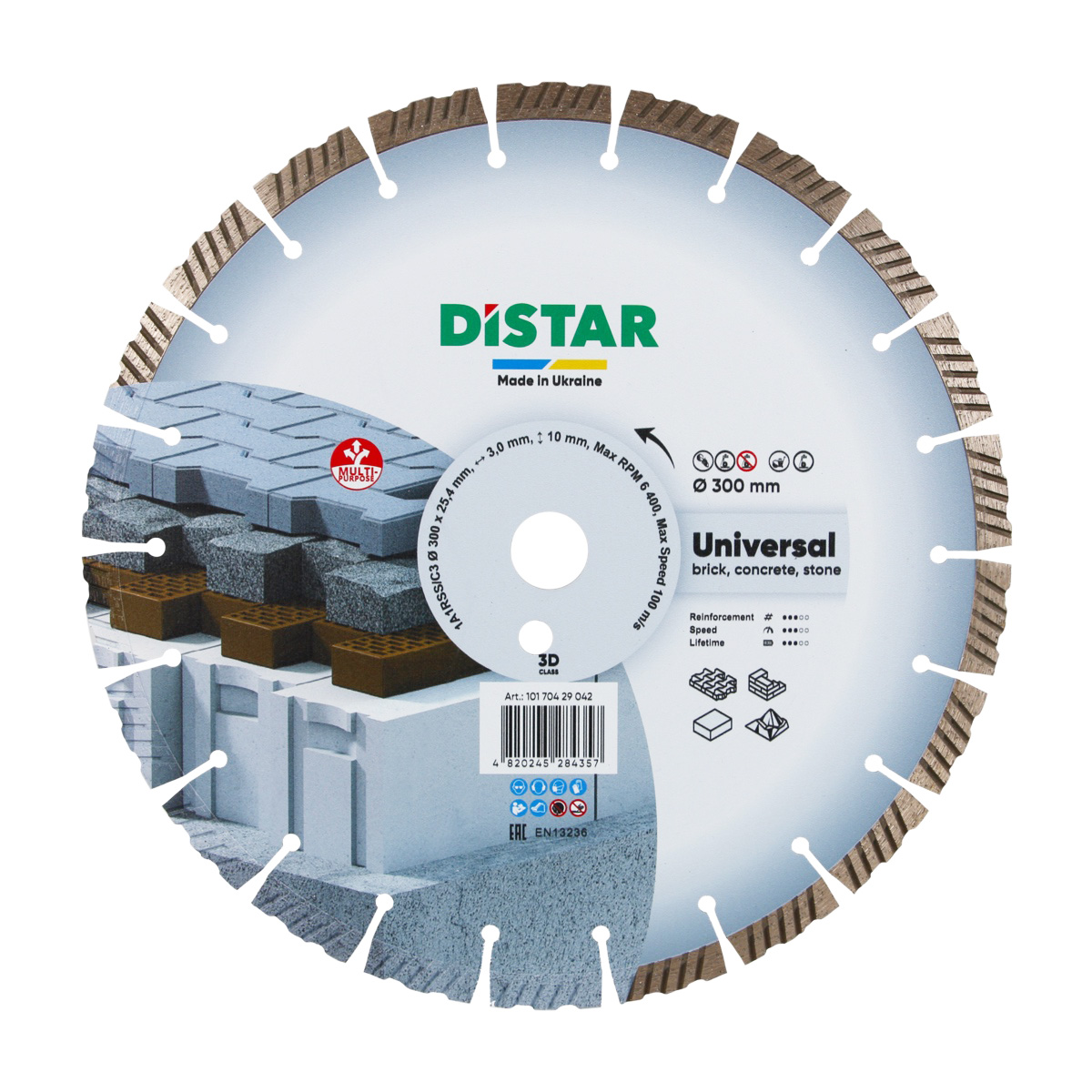 Diamanttrennscheibe 1A1RSS 300 Universal