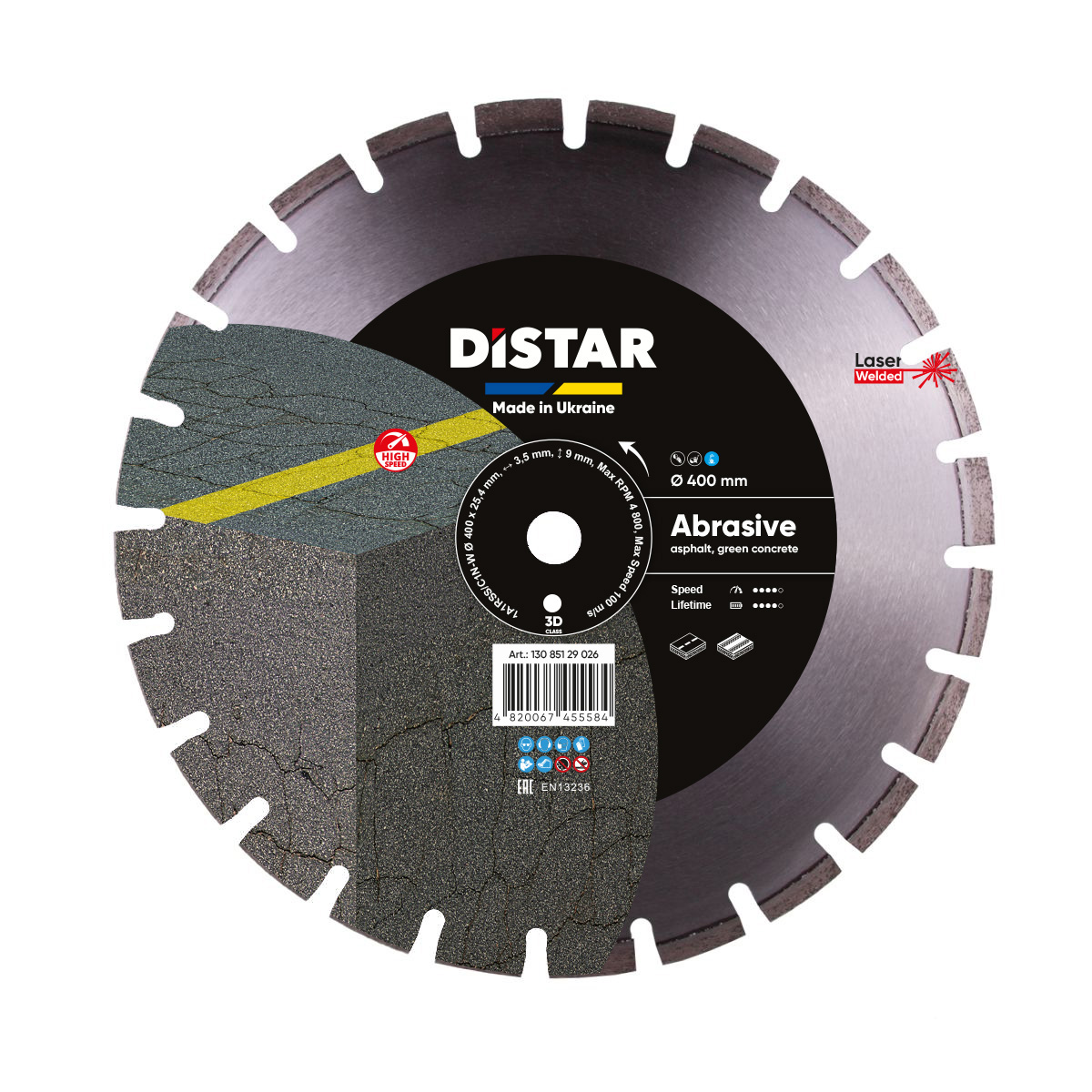 Diamanttrennscheibe 1A1RSS 400 Bestseller Abrasive